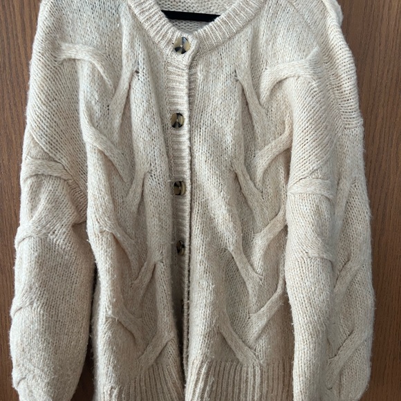 Madewell Beige Knit Sweater - Picture 1 of 6